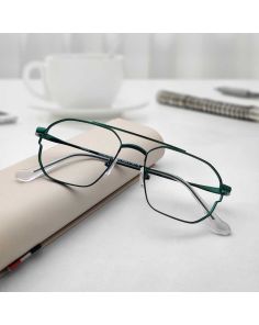 NEW Luxurious & Green Color Aviator Shapes Eyeglasses