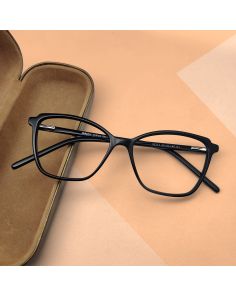 Cat Eye Unique Design & Stylish Transparent Eyeglasses 